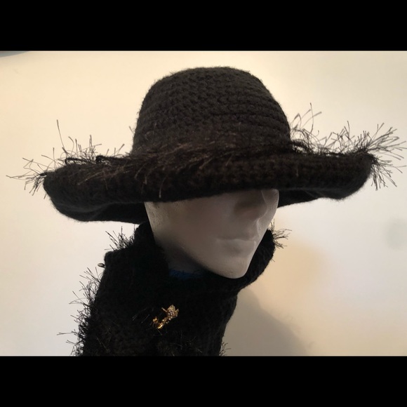 Classic crochet hat set. NWOT handmade. - Picture 6 of 8